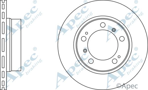 APEC BRAKING stabdžių diskas DSK2139